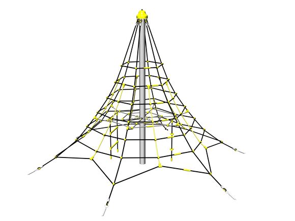 Rope pyramid PY631K (f.h. 1 m, with 6 tension locks)