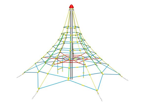 Rope pyramid PY635K (f.h. 1 m, with 6 tension locks)