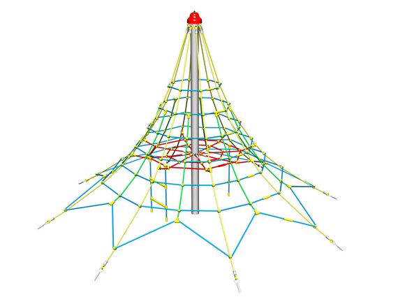 Rope pyramid PY830K (f.h. 1 m, with 8 tension locks)