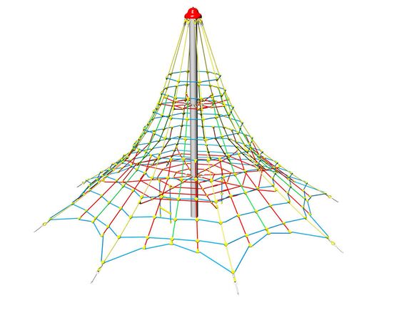 Rope pyramid PY845K (f.h. 1 m, with 8 tension locks)