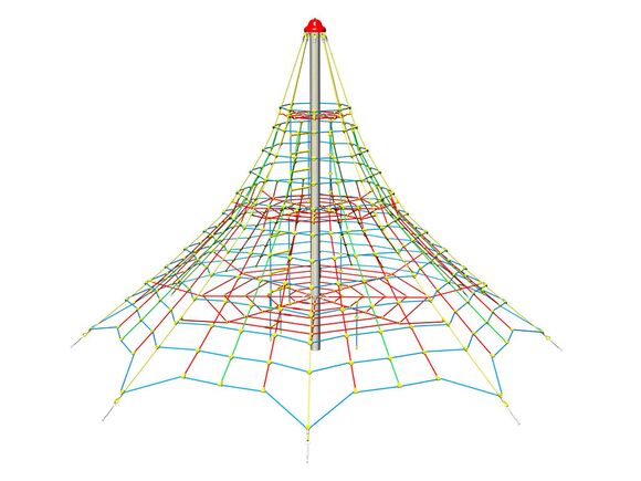 Rope pyramid PY855K (f.h. 1 m, with 8 tension locks)