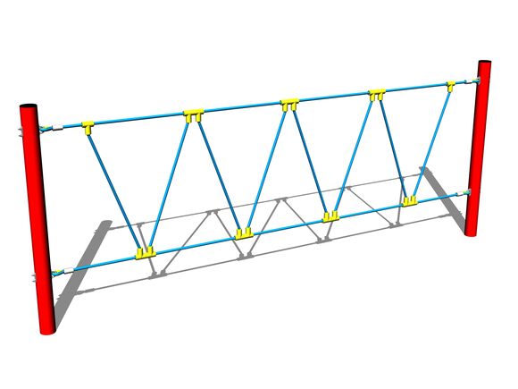 Rope net LP070KR - red