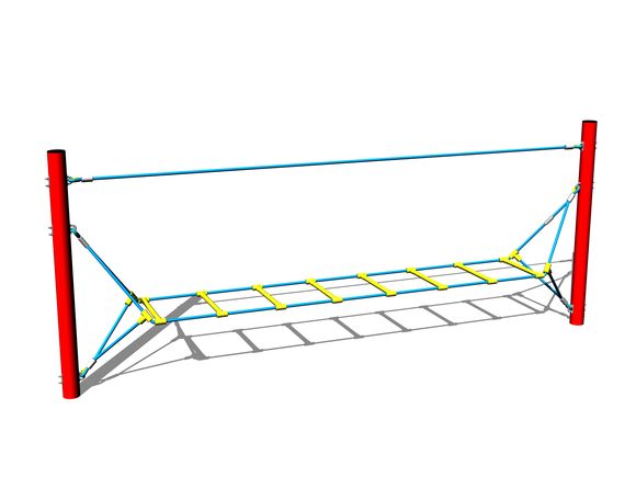 Rope ladder LP030KR - red