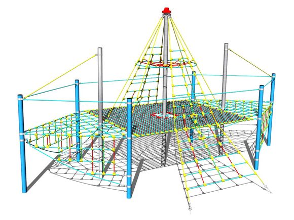 Rope ship LP160KB - blue