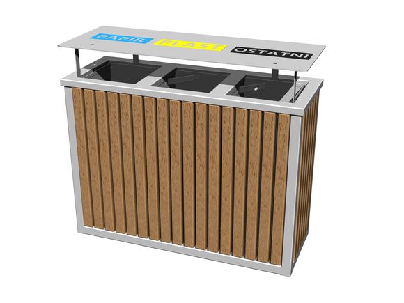 Waste bin for sorted waste OKV0310ZP.