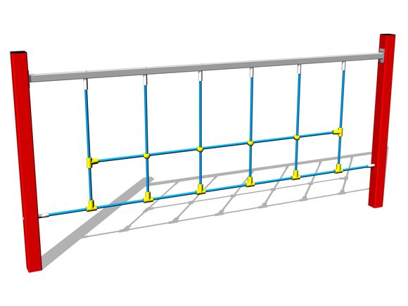 Monkey track Rope net - red