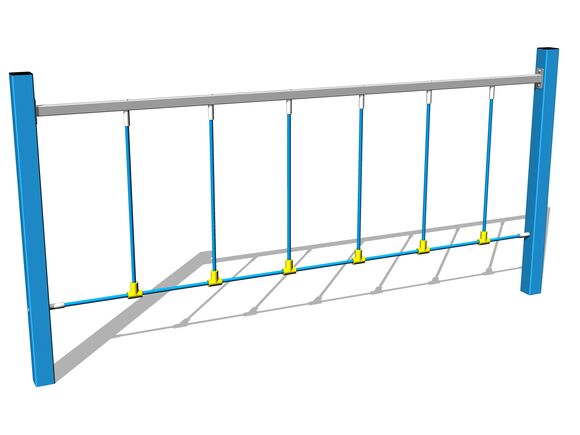 Monkey track Rope weave - blue