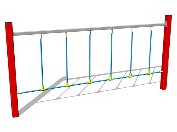 Monkey track Rope weave - red