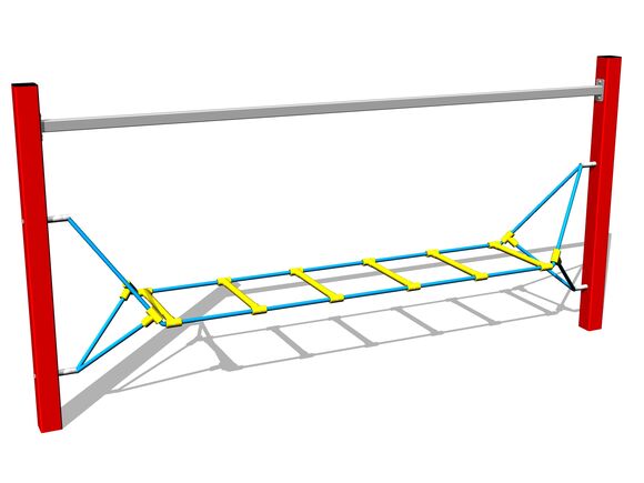 Monkey track Rope ladder - red