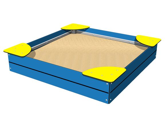 Sandpit with seats 1,5x1,5 m PIP1515BY