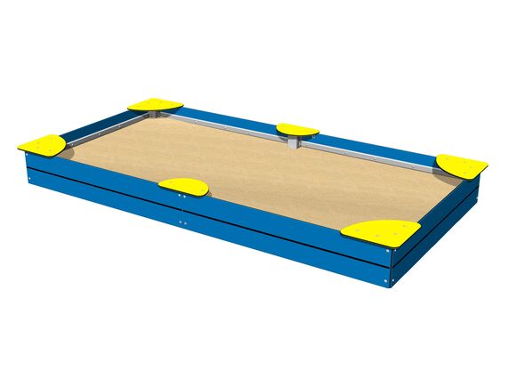 Sandpit with seats 3x1,5 m PIP3015BY