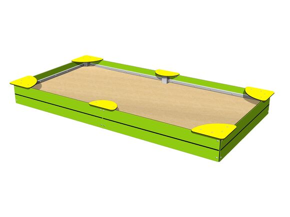 Sandpit with seats 3x1,5 m PIP3015LY