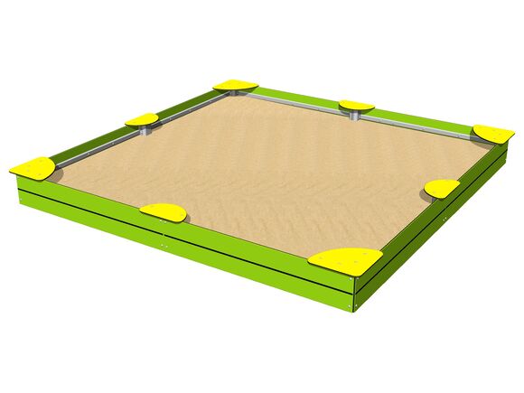 Sandpit with seats 3x3 m PIP3030LY