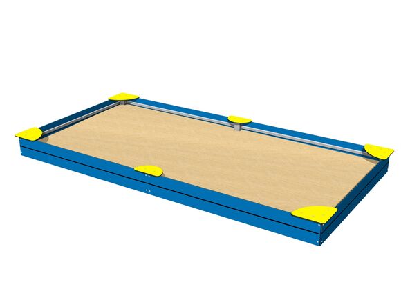 Sandpit with seats 4x2 m PIP4020BY