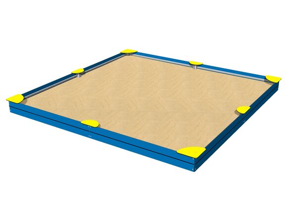Sandpit with seats 4x4 m PIP4040BY