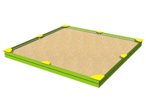 Sandpit with seats 4x4 m PIP4040LY