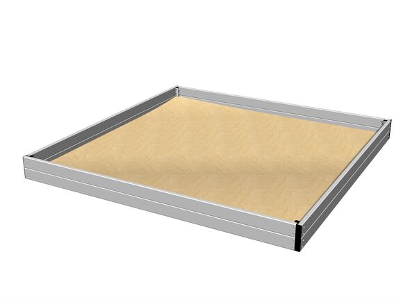 Sandpit 3x3 m PI330KS - silver