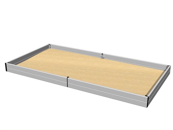 Sandpit 4x2 m PI420KS - silver