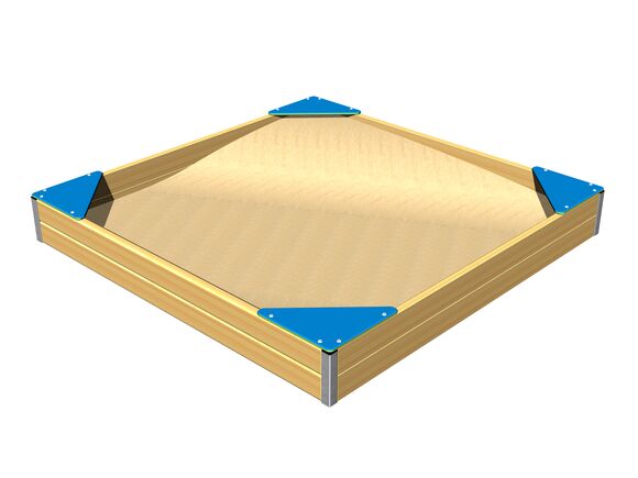Seats for four-sided sandpit SP001DB - blue