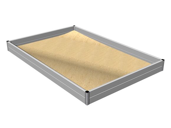 Sandpit 3x2 m PI320KS - silver