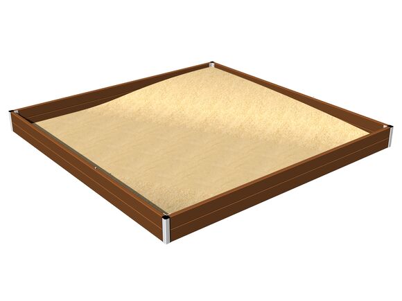 Sandpit 3x3 m PI330KW - brown
