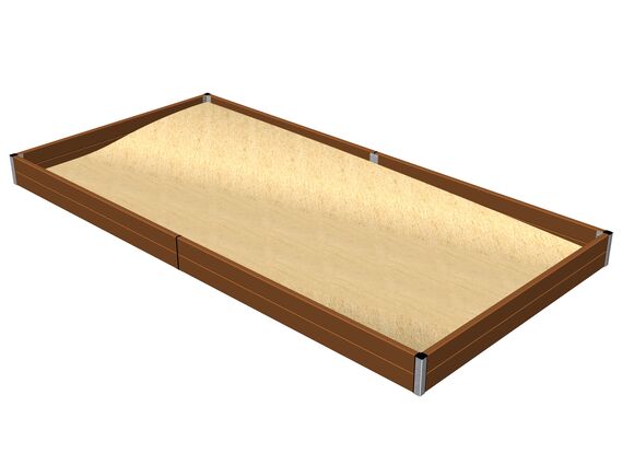 Sandpit 4x2 m PI420KW - brown
