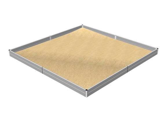 Sandpit 4x4 m PI440KS - silver