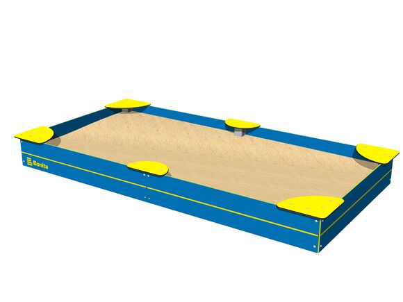 Sandpit with seats 3x1,5 m PIP3015BY