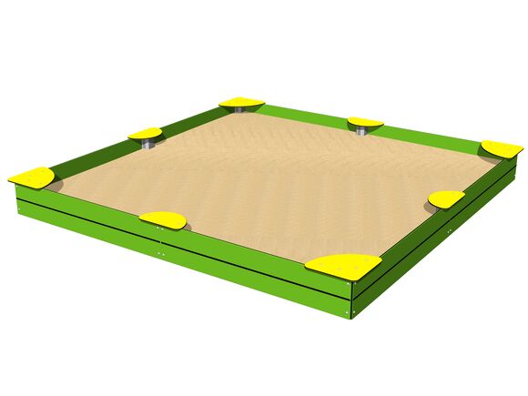 Sandpit with seats 3x3 m PIP3030LY