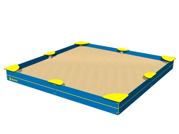 Sandpit with seats 3x3 m PIP3030BY