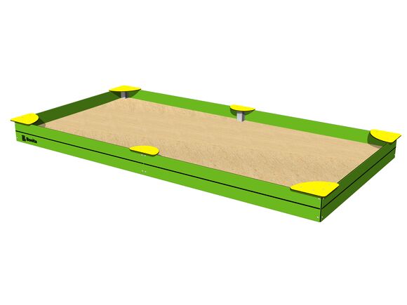 Sandpit with seats 4x2 m PIP4020GY