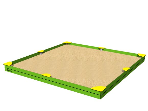 Sandpit with seats 4x4 m PIP4040GY