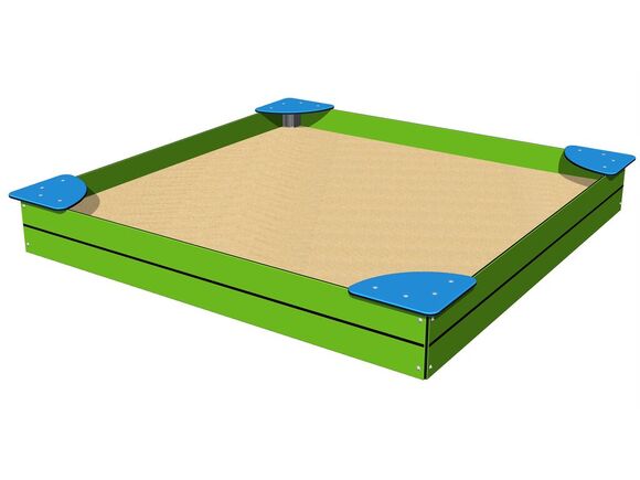Sandpit with seats 2x2 m PIH2020LB