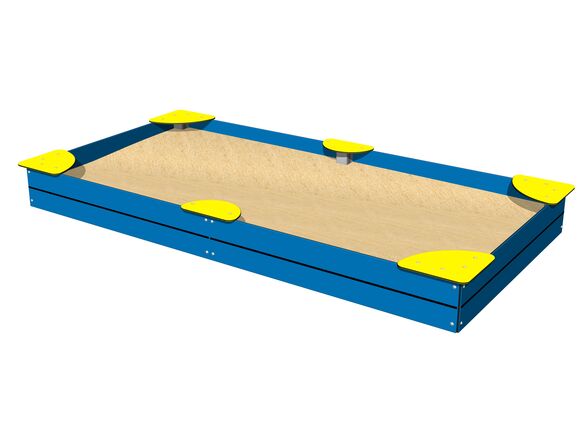 Sandpit with seats 3x1,5 m PIP3015BY