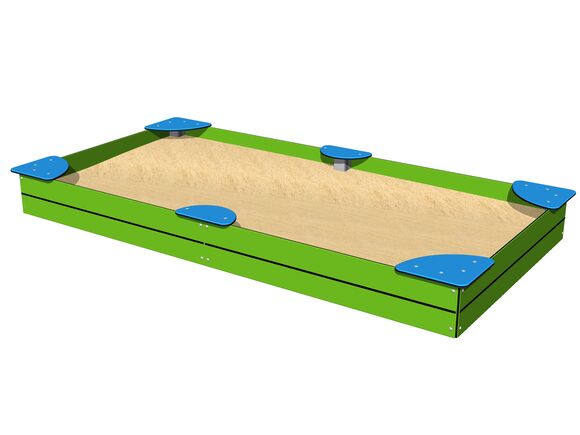Sandpit with seats 3x1,5 m PIP3015LB