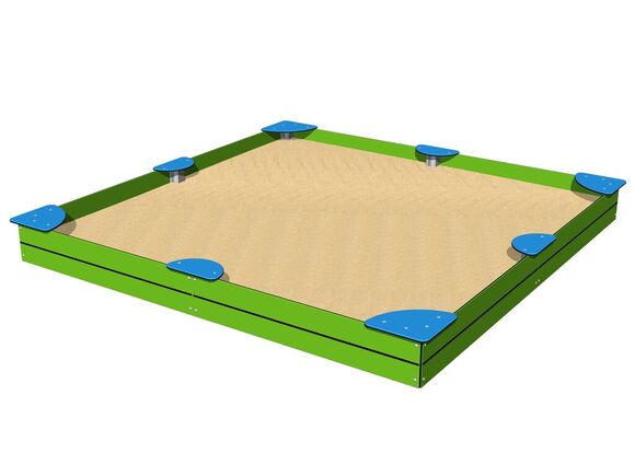 Sandpit with seats 3x3 m PIH3030LB