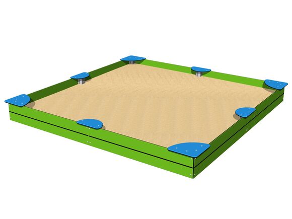 Sandpit with seats 3x3 m PIP3030LB