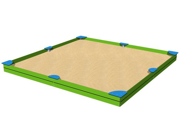 Sandpit with seats 4x4 m PIP4040LB