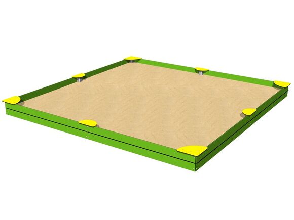 Sandpit with seats 4x4 m PIH4040LY