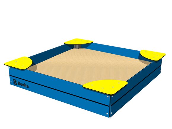 Sandpit with seats 1,5x1,5 m PIP1515BY