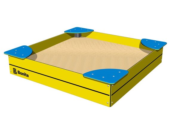 Sandpit with seats 1,5x1,5 m PIP1515YB