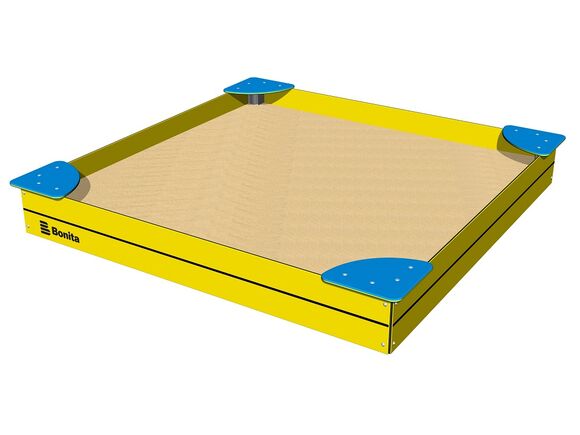 Sandpit with seats 2x2 m PIP2020YB