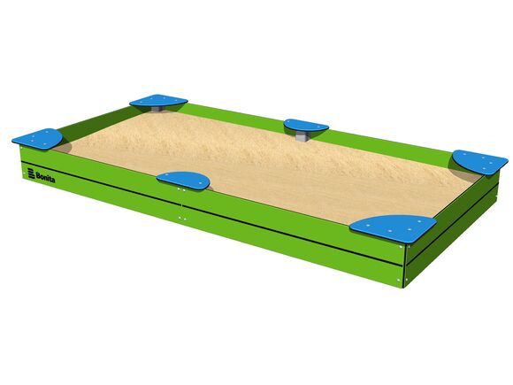 Sandpit with seats 3x1,5 m PIP3015GB