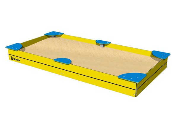 Sandpit with seats 3x1,5 m PIP3015YB