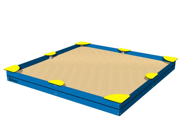 Sandpit with seats 3x3 m PIP3030BY