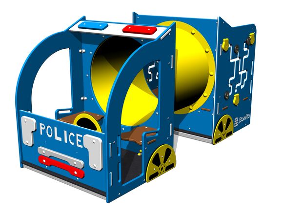 Police car PP111K - metal