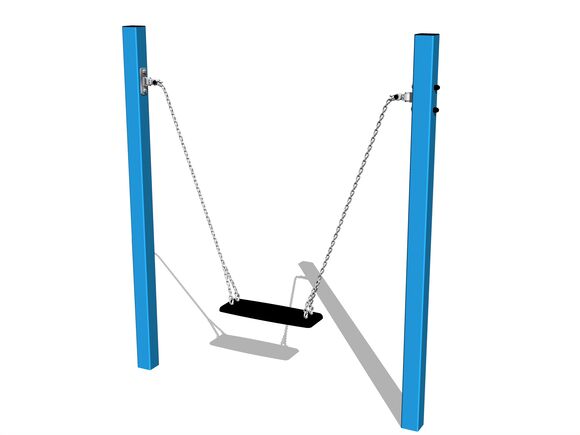 Chain swing - Blue (f.h. 1 m)