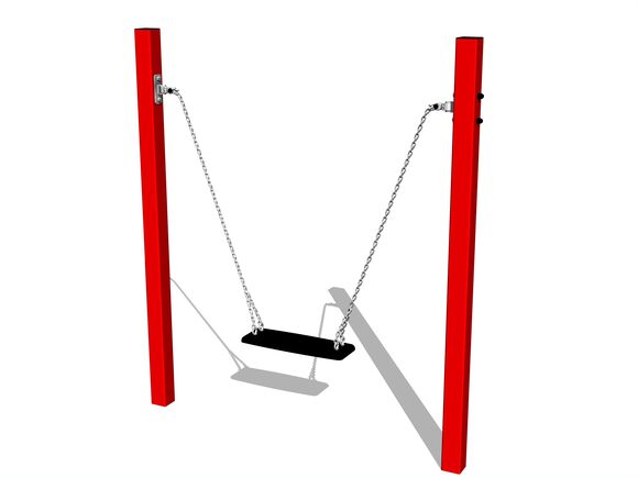 Chain swing - Red (f.h. 1 m)