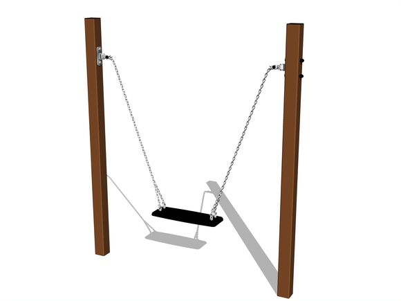 Chain swing - Brown (f.h. 1 m)