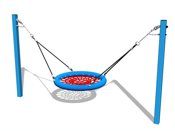 Chain swing Nest - Blue (f.h. 1 m)